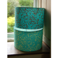 Handmade drum lampshade in Amy Butler Daisy Chain fabric