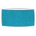 Large Oversized Drum Lampshade in Electric Blue Linen