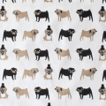pugs fabric lampshade