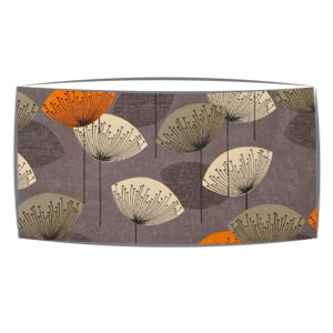 Extra Large oversized lampshade in Sandersons Dandelion Clocks fabric in slate