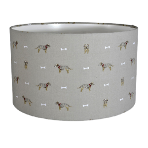 Terrier Print Lampshade