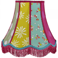 Traditional lampshade in Bon Maison fabrics